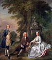 Jonathan Tyers with His Daughter Elizabeth and Her Husband John Wood
